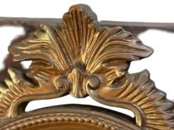 Miroir en bois doré des années 50 France