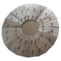 Miroir en bois massif 60cm