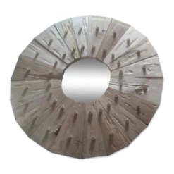 Miroir en bois massif 60cm