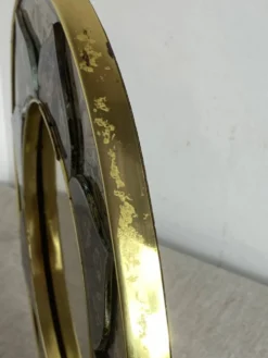 Miroir en bois peint et verre