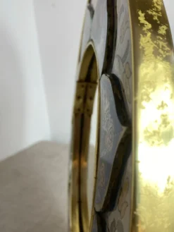 Miroir en bois peint et verre