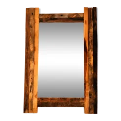 Miroir en bois recyclé