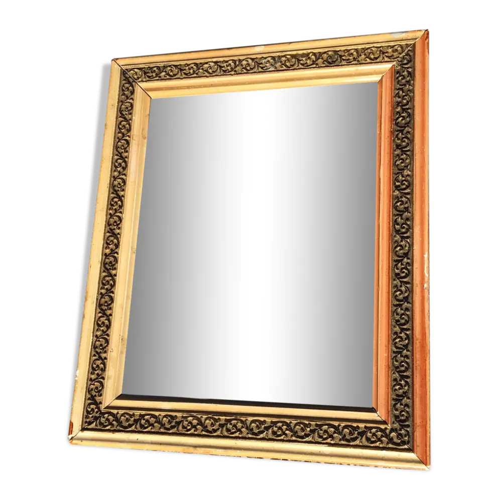Miroir en bois 28x33cm