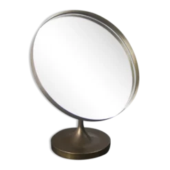 Miroir en bronze années 1940 - 35x46cm