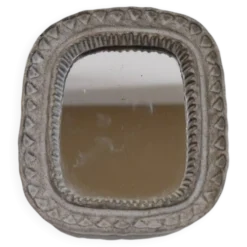 Miroir en ceramique de irma Yourstone 1960