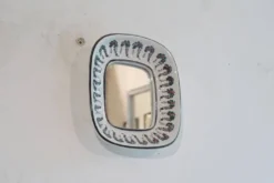 Miroir en ceramique de Wiener Keramik 1960