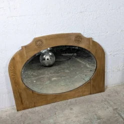 Miroir en chêne sculpté - Années 30