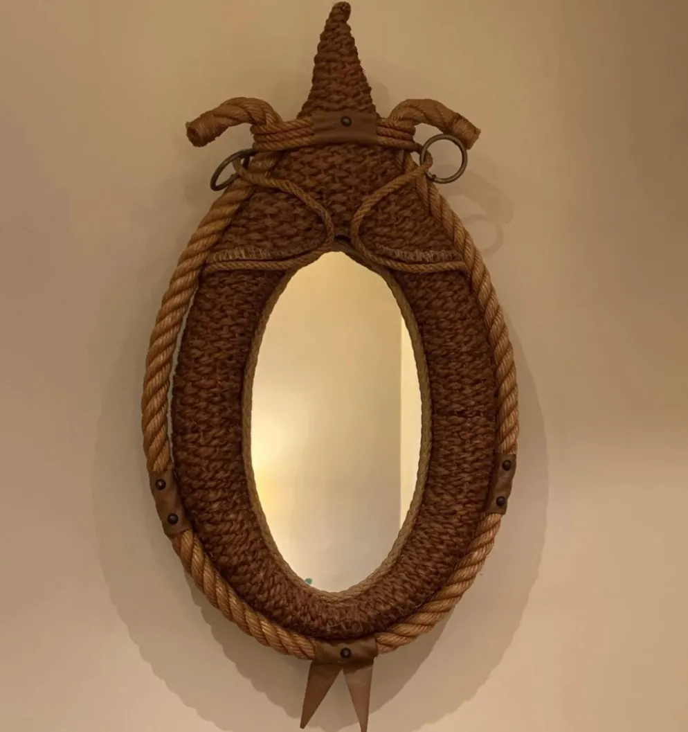 Miroir en corde Adrien Audoux & Frida Minet