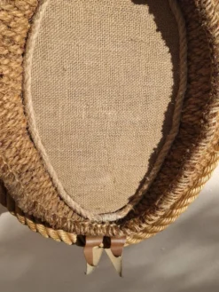 Miroir en corde par Audoux-Minnet 1950