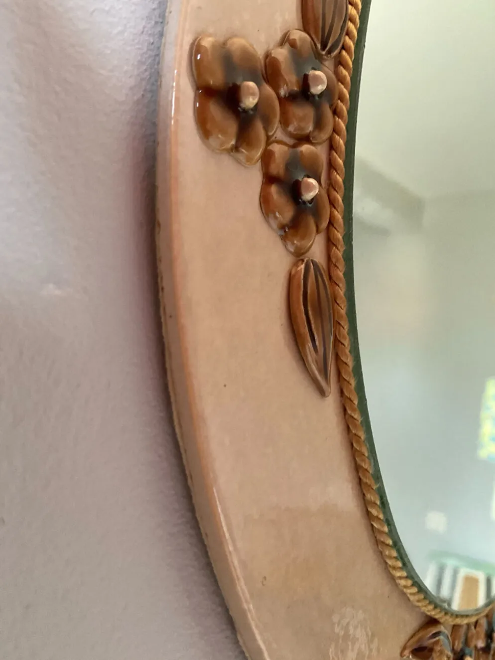 Miroir en céramique