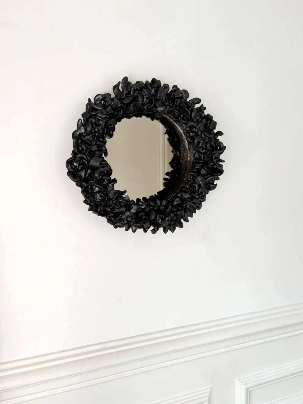 Miroir en céramique contemporaine française, Bosco par Renzo Maar