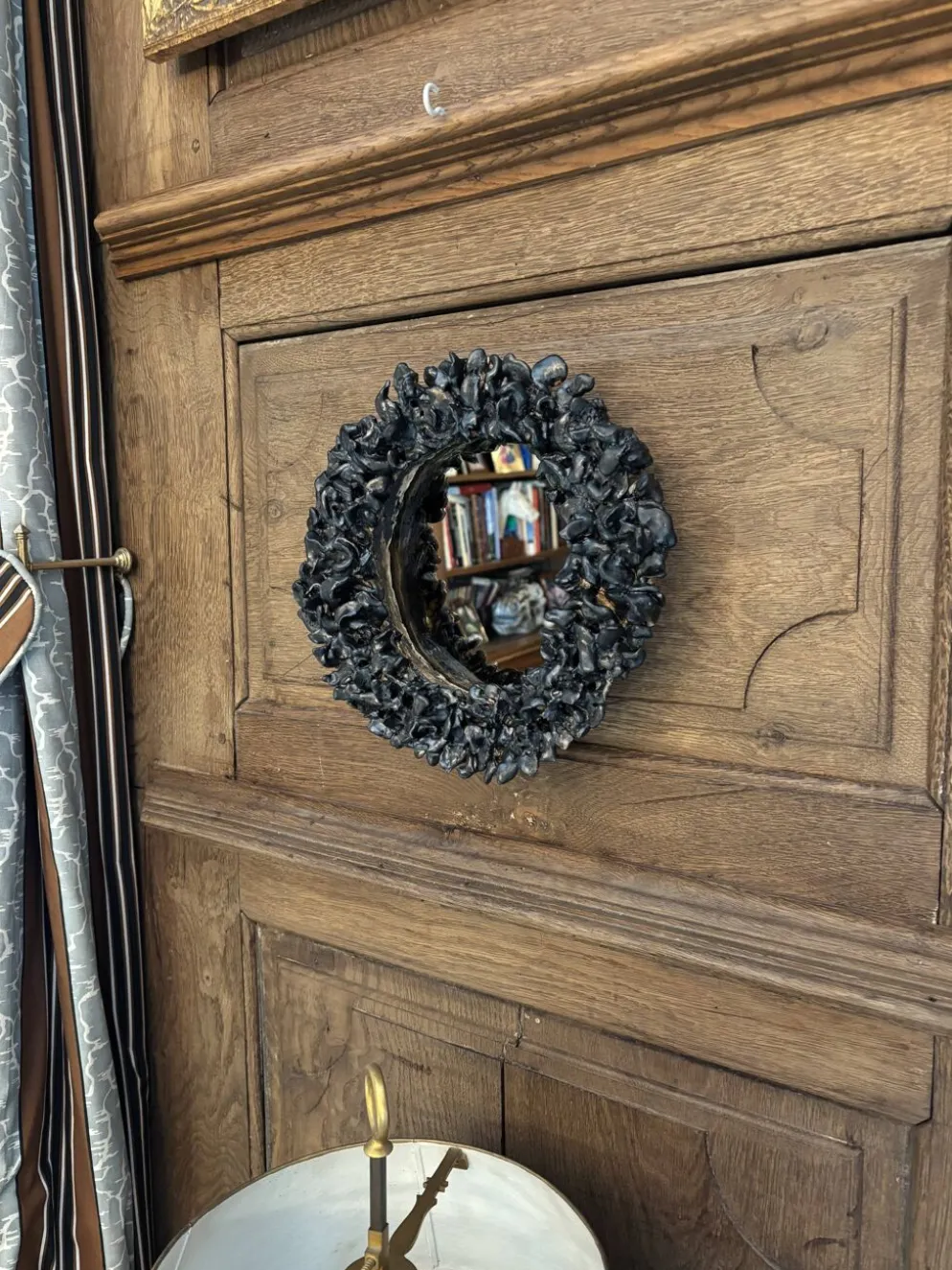 Miroir en céramique contemporaine française, Bosco par Renzo Maar