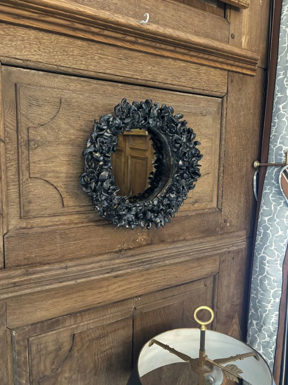 Miroir en céramique contemporaine française, Bosco par Renzo Maar