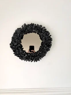 Miroir en céramique contemporaine française, Bosco par Renzo Maar