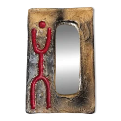 Miroir en céramique – Galerie Palissy Vallauris