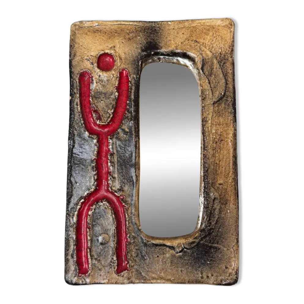 Miroir en céramique – Galerie Palissy Vallauris