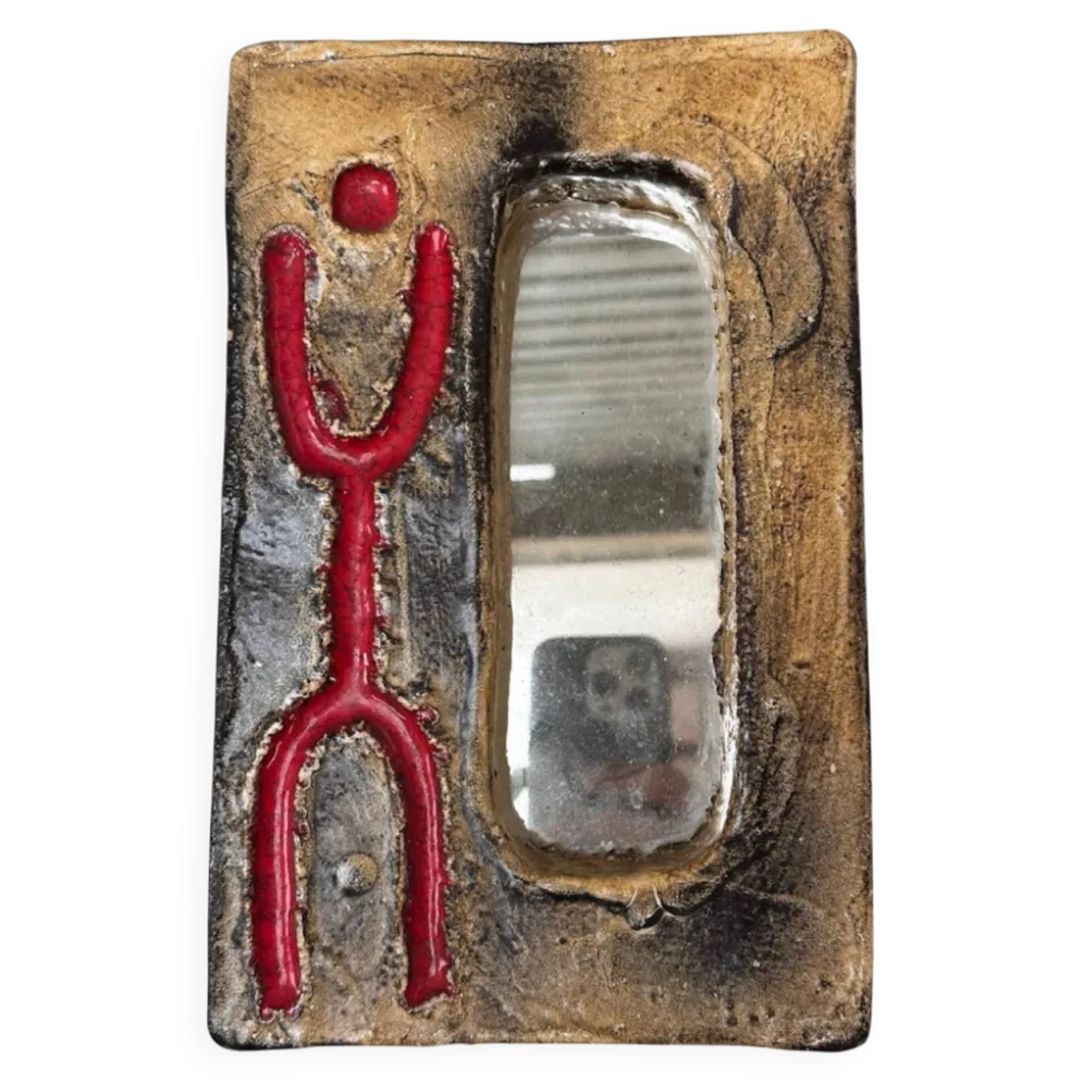 Miroir en céramique – Galerie Palissy Vallauris