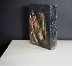 Miroir en céramique, Galerie Palissy, années 60