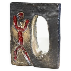 Miroir en céramique, Galerie Palissy, années 60