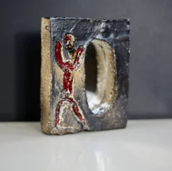 Miroir en céramique, Galerie Palissy, années 60