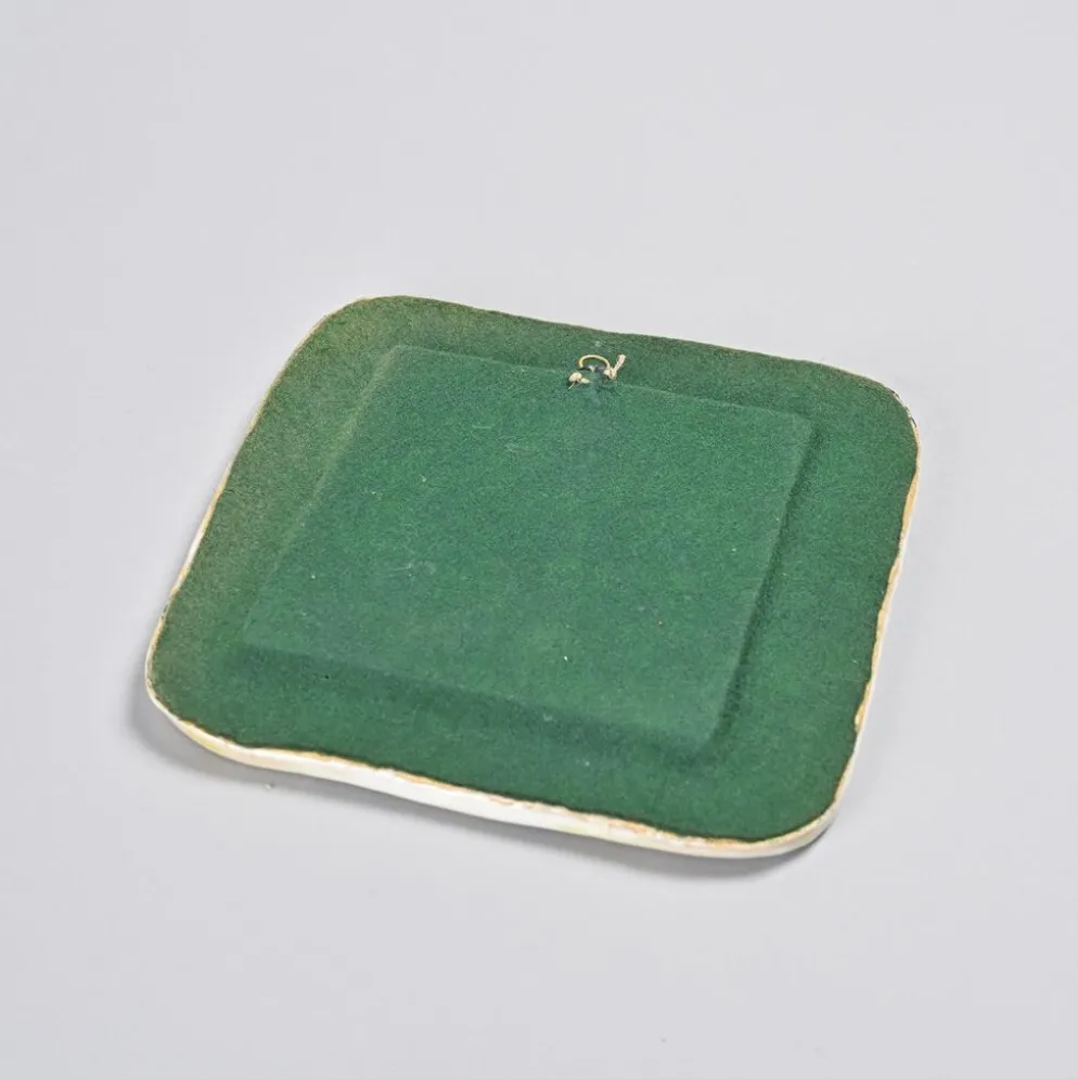 Miroir en céramique, Les Quatre Potiers, France circa 1965