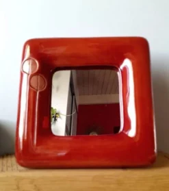Miroir En Céramique Émaillée