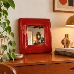 Miroir En Céramique Émaillée