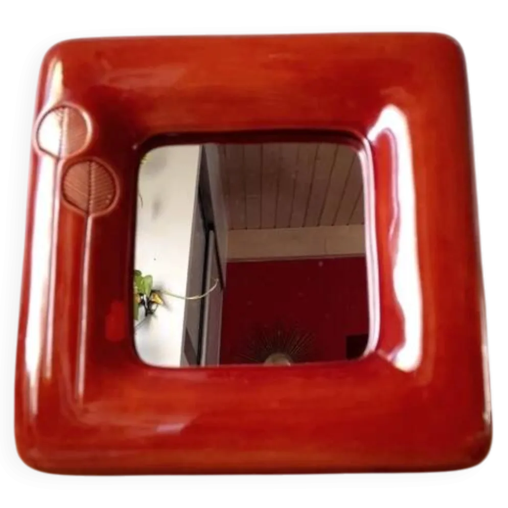 Miroir En Céramique Émaillée
