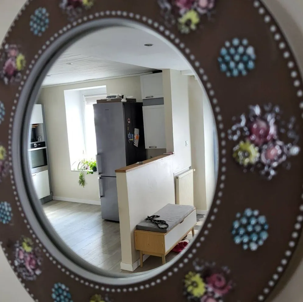 Miroir En Céramique Mari Simmulson Decor Florale/ Design Scandinave
