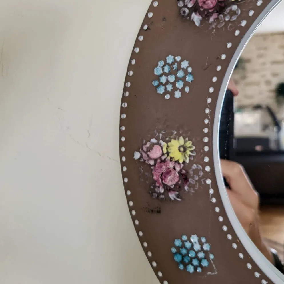 Miroir En Céramique Mari Simmulson Decor Florale/ Design Scandinave