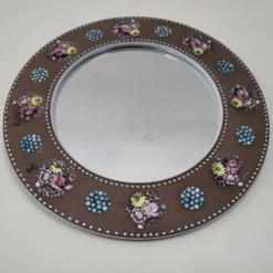 Miroir En Céramique Mari Simmulson Decor Florale/ Design Scandinave