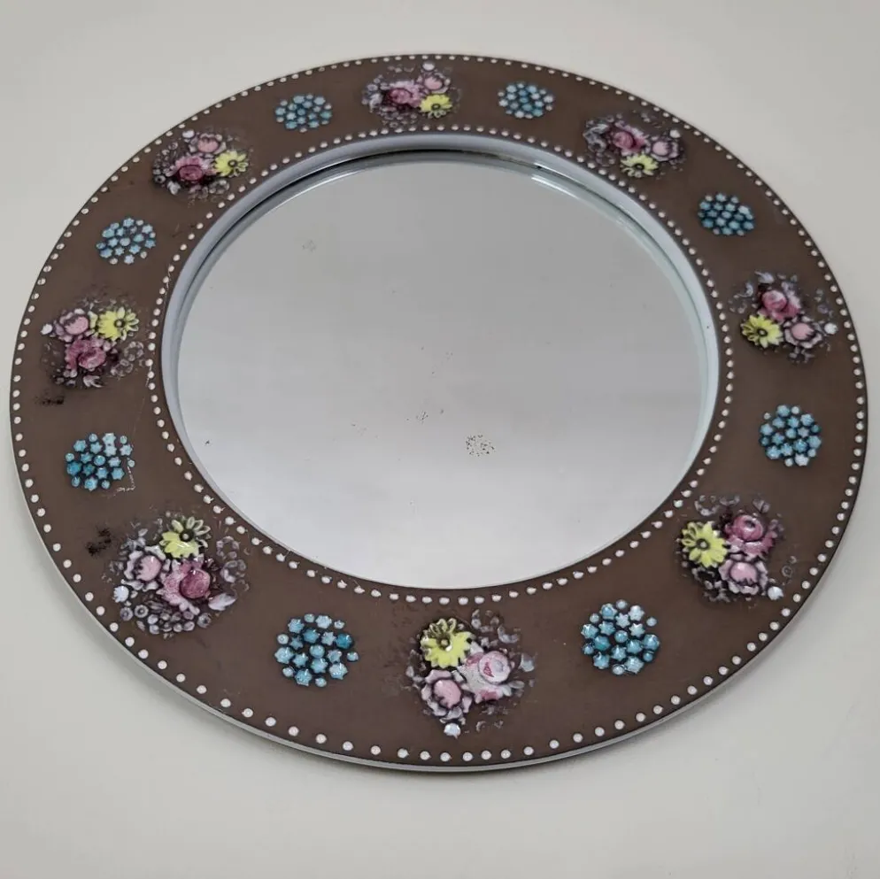 Miroir En Céramique Mari Simmulson Decor Florale/ Design Scandinave