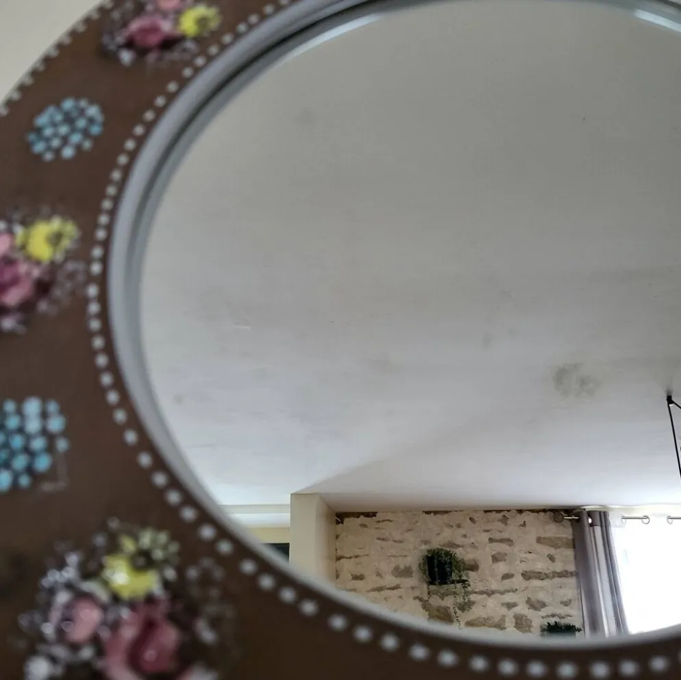Miroir En Céramique Mari Simmulson Decor Florale/ Design Scandinave