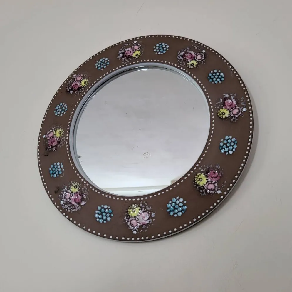 Miroir En Céramique Mari Simmulson Decor Florale/ Design Scandinave