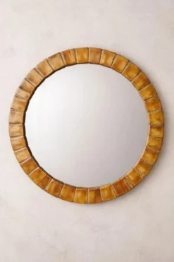 Miroir en céramique Mobach Utrecht années 1960