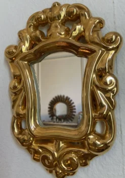 Miroir en céramique par Marc Roussel