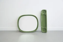 Miroir en céramique verte Sphinx