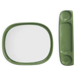Miroir en céramique verte Sphinx