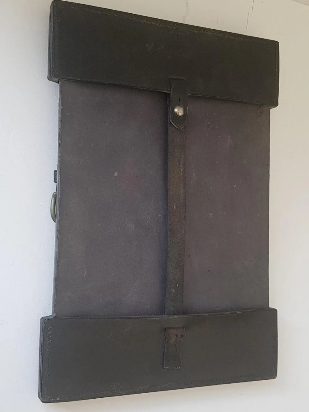 Miroir en cuir 26x38cm