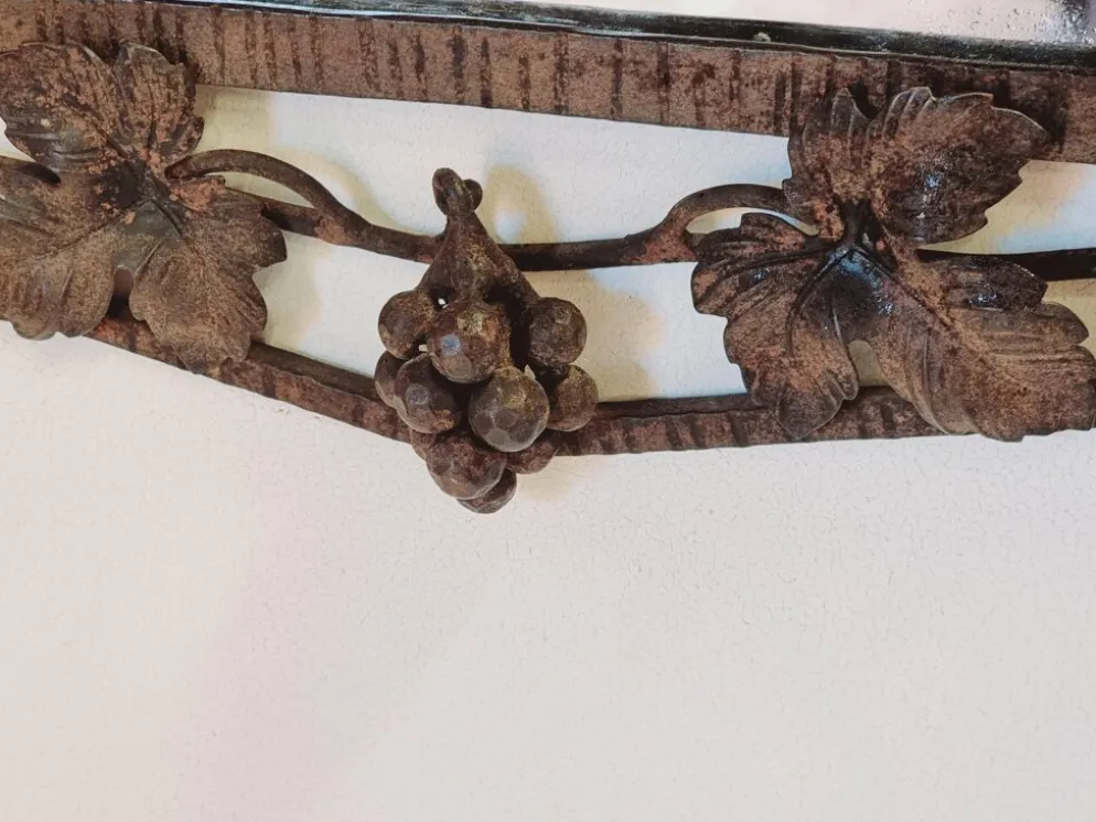 Miroir en fer Art Déco français, années 1930