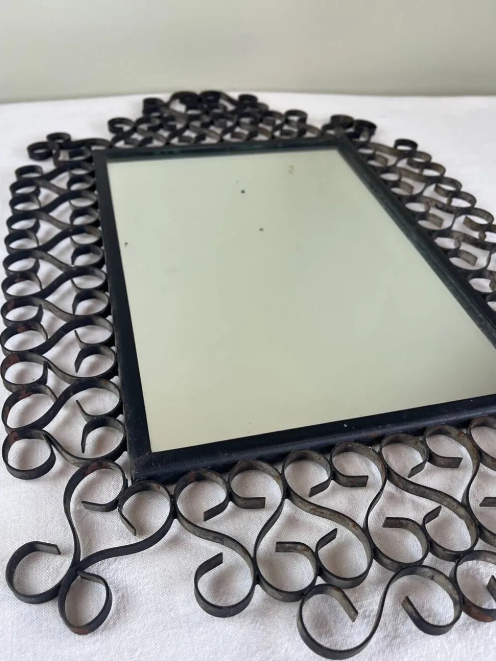 Miroir en fer forgé Chaty Vallauris