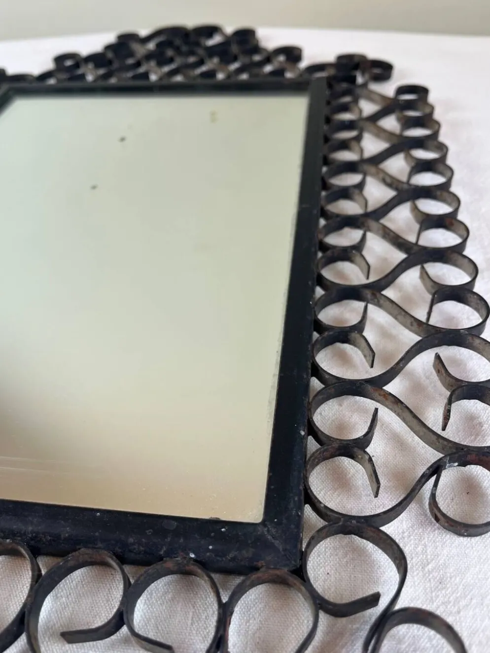 Miroir en fer forgé Chaty Vallauris