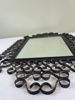 Miroir en fer forgé Chaty Vallauris