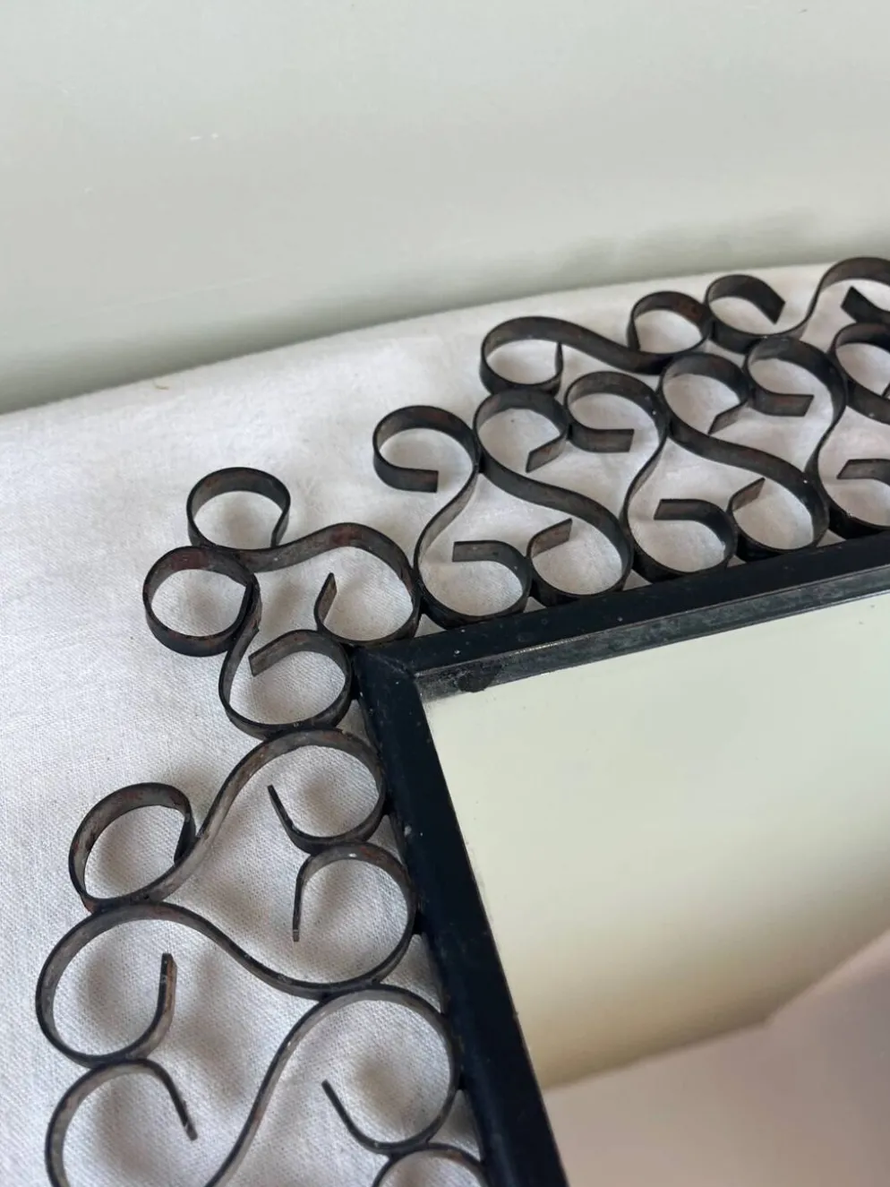 Miroir en fer forgé Chaty Vallauris