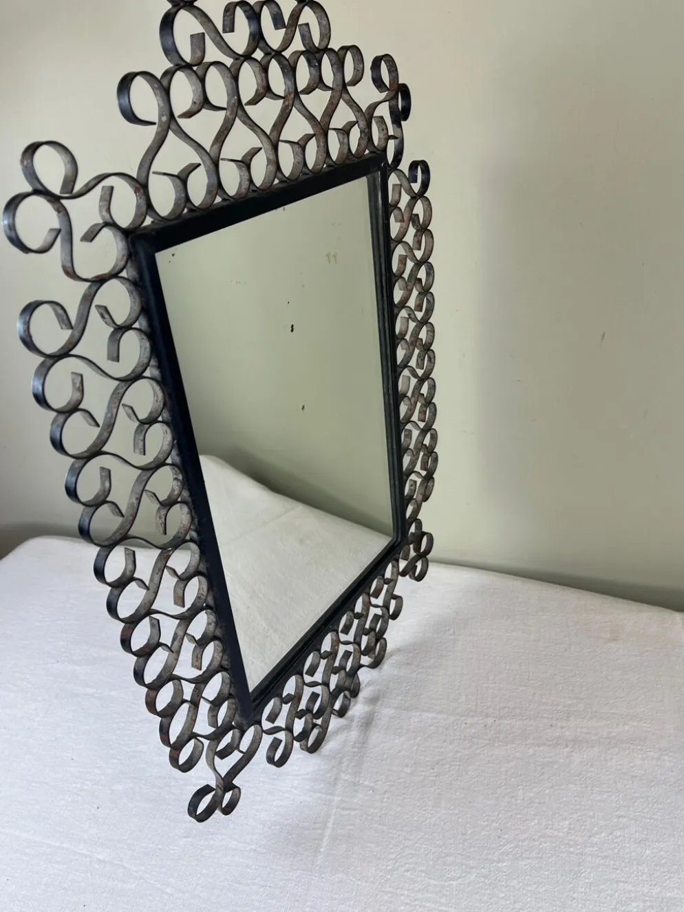Miroir en fer forgé Chaty Vallauris