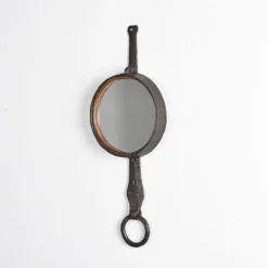 Miroir en fer forgé par Léopold Gest, France, vers 1970