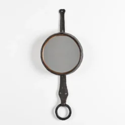 Miroir en fer forgé par Léopold Gest, France, vers 1970