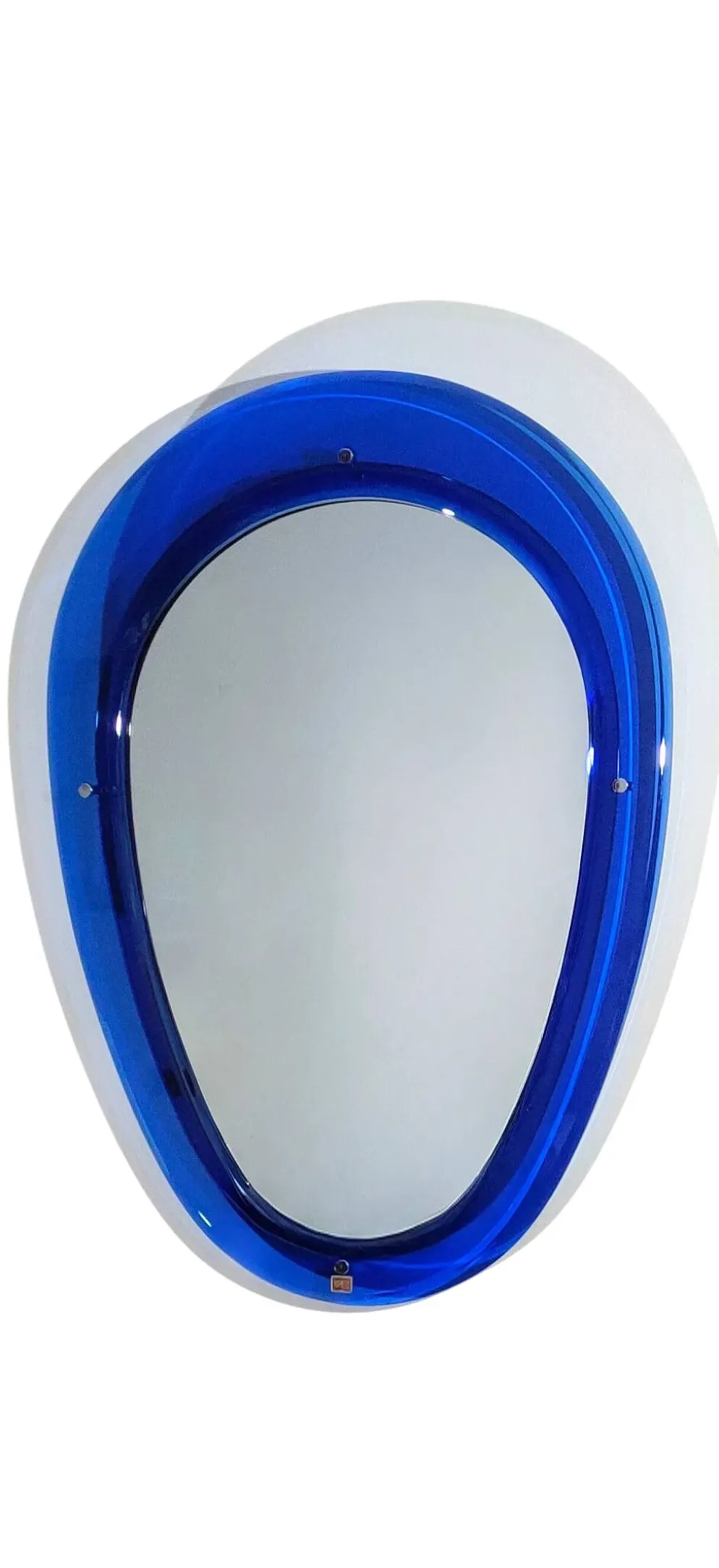 Miroir en forme de goutte Sena Cristal, Italie 1975