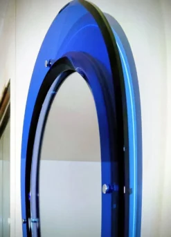 Miroir en forme de goutte Sena Cristal, Italie 1975