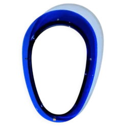 Miroir en forme de goutte Sena Cristal, Italie 1975